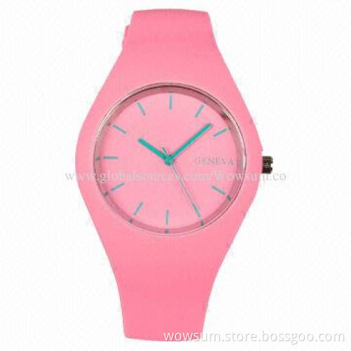 Fashion Silicone Watch with Japan Movement